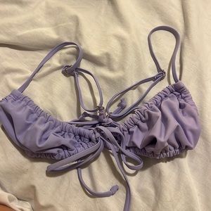 Purple bikini top size small